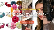 Amazing Top 5 Vintage Hair Pieces For Festival Style You Need To See - Vintage Leopard Print Hair Claw Clip Large Rectan...