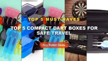 Amazing Top 5 Compact Dart Boxes For Safe Travel You Need To See - 1Pc Dart Box 3 Pack Dart Bag Portable Wear Resistant ...