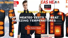 Amazing Top 5 Heated Vests To Beat Freezing Temperatures You Need To See - Men's Graphene Heated Vest Electric USB Charg...