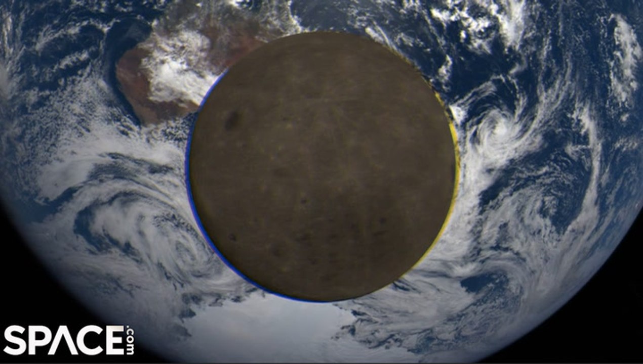 Watch The Far Side Of Moon As It Comes Between Earth And Spacecraft ...