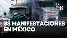 Transportistas bloquean carreteras en 19 estados; estas son las vías afectadas