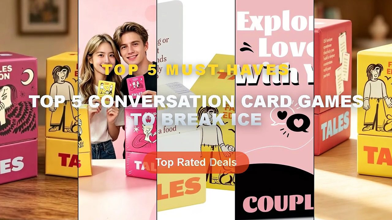 Cheap & Best Top 5 Conversation Card Games To Break Ice Unboxing ...