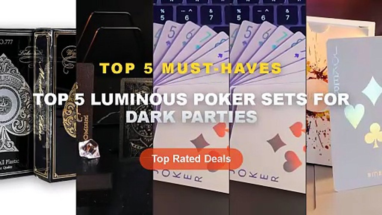 Top 5 Luminous Poker Sets For Dark Parties: Top 5 Best Sellers - 1Deck ...