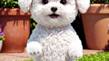 Cotton Ball Puppy's Midday Cha-Cha Shimmy Dance! 💃🎶