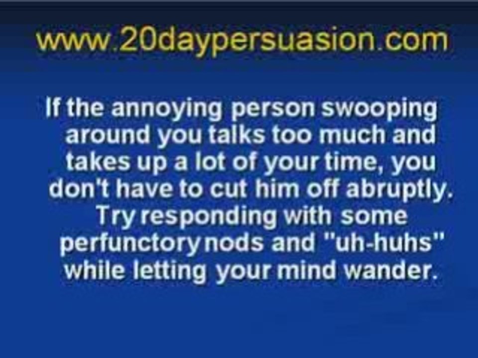 Dealing With Difficult People: Kick-Ass Persuasion Technique