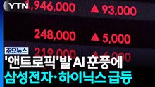 '앤트로픽'발 AI 훈풍에...삼성전자·하이닉스 급등 / YTN
