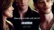 Klaus trying to do something fishy | TVD Edits
