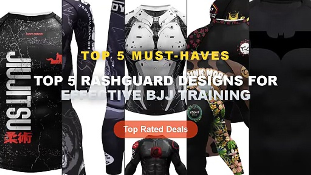 Amazing Top 5 Rashguard Designs For Effective BJJ Training You Need To ...