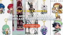 Amazing Top 5 Acrylic Standees To Showcase Game Characters You Need To See - 10cm Overwatch Acrylic Standee Keychain D.V...