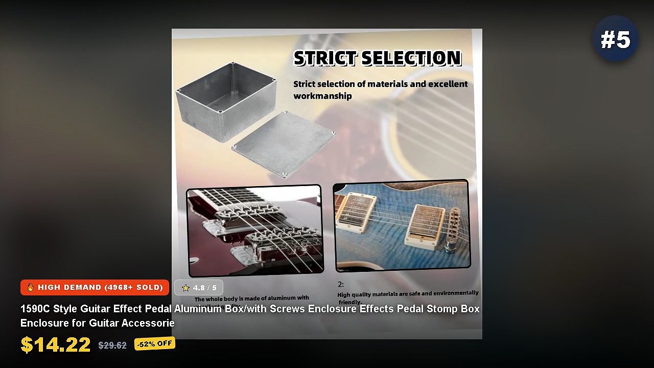 Amazing Top 5 Compact Pedal Enclosures For Home Guitarists You Need To ...