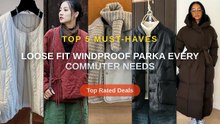 Loose Fit Windproof Parka Every Commuter Needs