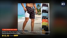 Top 5 Swimwear Options For Comfortable Beach Runs: Top 5 Best Sellers - Men's Quick Dry Close Fitting Sports Swim Trunks...