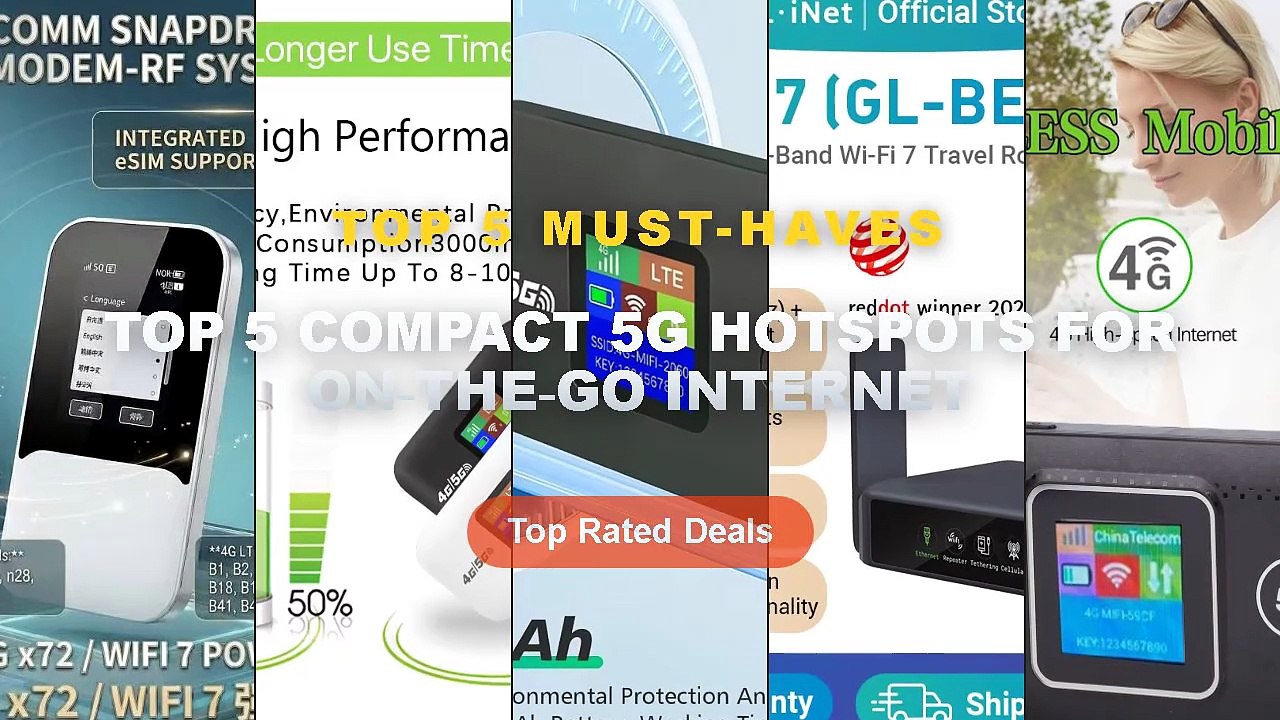 Cheap & Best Top 5 Compact 5G Hotspots For On‑the‑Go Internet Unboxing ...