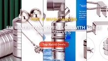 Fix Water Tank Overflow With These Float Valves