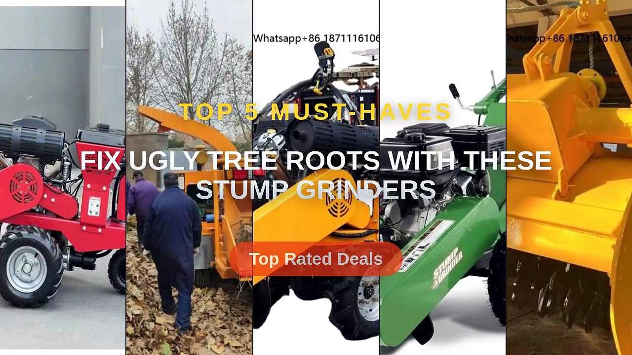 Fix Ugly Tree Roots With These Stump Grinders - Video Dailymotion