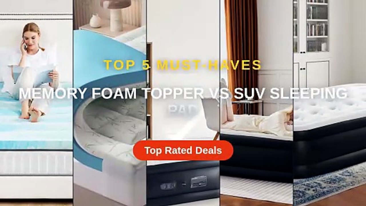 Memory Foam Topper vs SUV Sleeping Pad - video Dailymotion