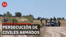 Marina persigue a civiles armados y asegura un vehículo en Guasave