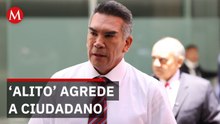 Confrontación entre Alejandro Moreno y ciudadano en Ensenada