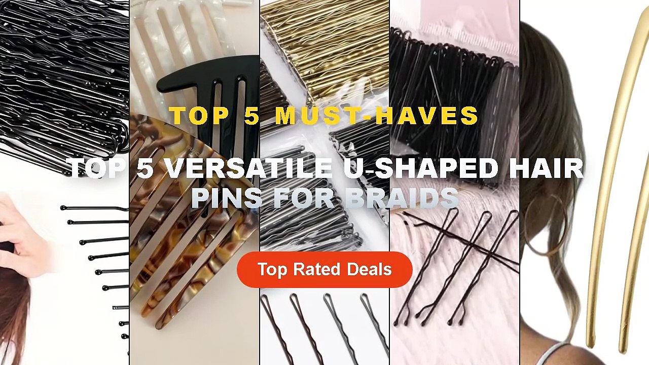 Cheap & Best Top 5 Versatile U‑Shaped Hair Pins For Braids Unboxing ...