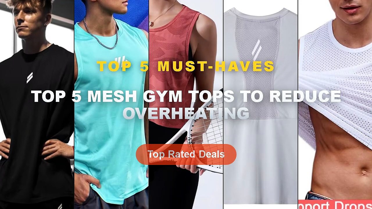 Cheap & Best Top 5 Mesh Gym Tops To Reduce Overheating Unboxing ...