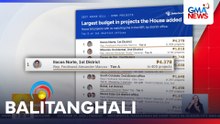 People's Budget Coalition - Distrito ni Rep. Sandro Marcos, nakakuha ng pinakamalaking insertion sa panukalang budget | Balitanghali