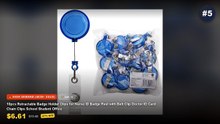 Cheap & Best Top 5 Portable Badge Reels For Busy Healthcare Workers Unboxing & Review - Retractable Badge Reel Holders, ...
