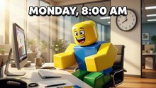 Monday vs Friday: Roblox Noob's Mood Switch 😂