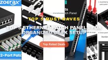 Don't Buy Top 5 Ethernet Patch Panels For Organized Desk Setup Before Watching This! - Reliable RJ45 Through Coupler Pat...