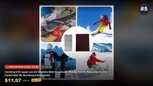 Best Top 5 Ski Wax Scrappers For Clean Bases on AliExpress | Review - Ski Scraper Tool Acrylic Snowboard Tuning Tool Tri...