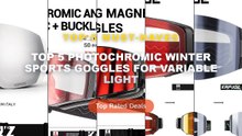 Don't Buy Top 5 Photochromic Winter Sports Goggles For Variable Light Before Watching This! - KAPVOE New Winter Outdoor ...