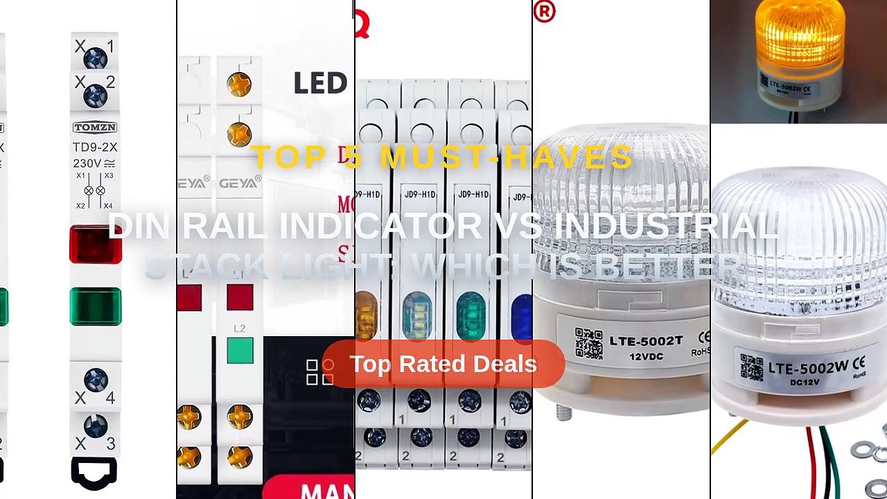 Din Rail Indicator vs Industrial Stack Light: Which Is Better - video ...