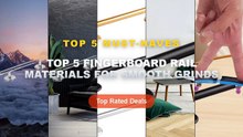 Top 5 Best Top 5 Fingerboard Rail Materials For Smooth Grinds (Must Have!) - Mini Fingerboards Round Rails Versatile Cre...