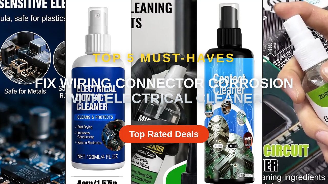 Fix Wiring Connector Corrosion With Electrical Cleaner - Video Dailymotion