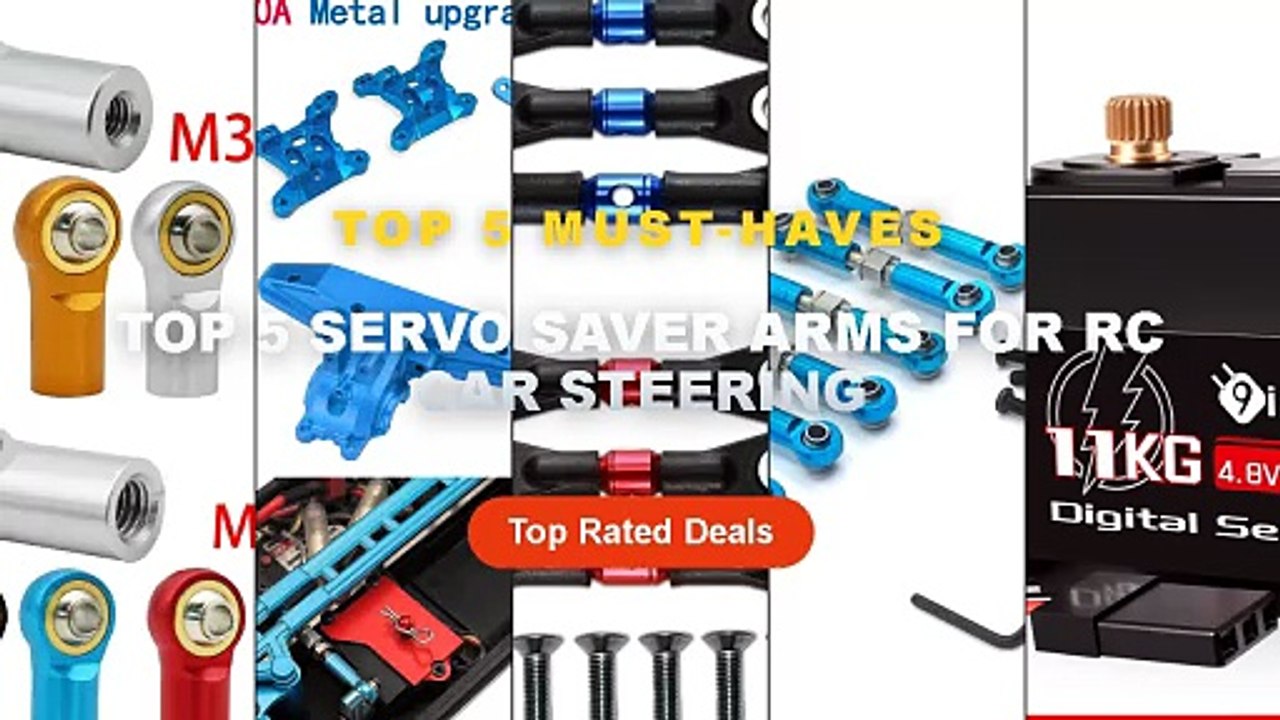 Cheap & Best Top 5 Servo Saver Arms For RC Car Steering Unboxing ...