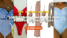 Top 5 Best Top 5 Striped Swimsuits For Playful Summer Vibes (Must Have!) - Women's One Piece Swimsuit, Fresh and Simple ...