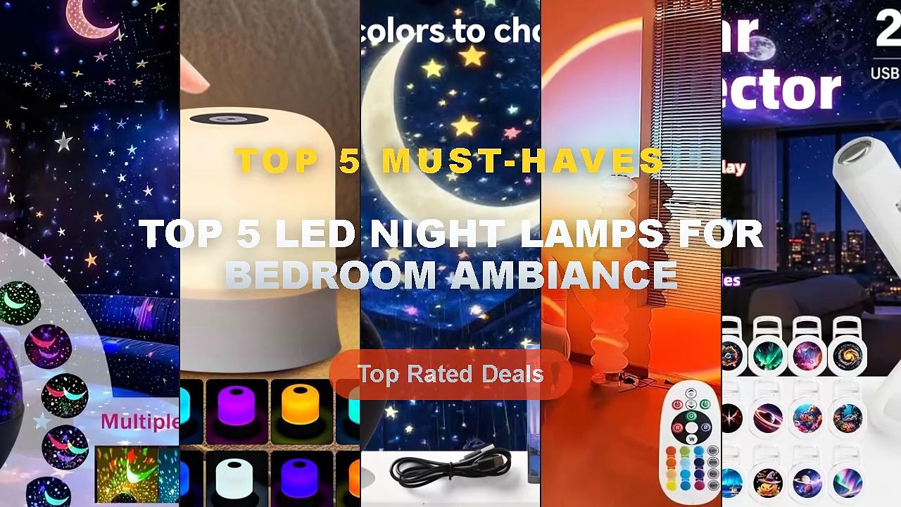 Top 5 Best Top 5 LED Night Lamps For Bedroom Ambiance (Must Have ...