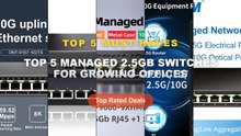 Amazing Top 5 Managed 2.5Gb Switches For Growing Offices You Need To See - 2.5Gb L2 Manage Network Switch 8 Ports 2.5G R...