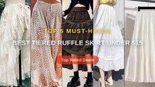 Best Tiered Ruffle Skirt Under $15