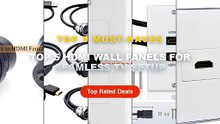 Top 5 Best Top 5 HDMI Wall Panels For Seamless TV Setup (Must Have!) - New HDMI 2.0 Wall Panel Backside Female To Female...