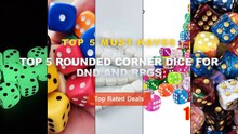 Best Top 5 Rounded Corner Dice For DND And RPGs on AliExpress | Review - 16mm Rounded Corner Dice 5pcs Mixing Color D6 D...