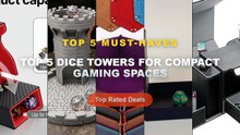 Don't Buy Top 5 Dice Towers For Compact Gaming Spaces Before Watching This! - Portable Foldable Dice Roller Tower Specia...