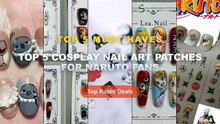Top 5 Cosplay Nail Art Patches For Naruto Fans: Top 5 Best Sellers - NARUTO Uchiha Itachi Uchiha Sasuke personalized cre...