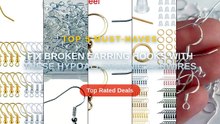 Fix Broken Earring Hooks With These Hypoallergenic Earwires