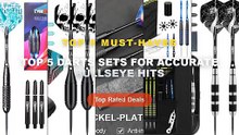 Top 5 Darts Sets For Accurate Bullseye Hits: Top 5 Best Sellers - CyeeLife 26G 3pcs Steel Tip Darts Sets Standard PET Fl...