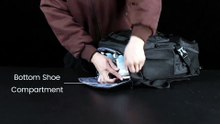 YH&GS Multifunctional Skateboard Backpack with USB Charging Port