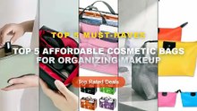 Amazing Top 5 Affordable Cosmetic Bags For Organizing Makeup You Need To See - Portable Cosmetic Bag For Women Colorful ...