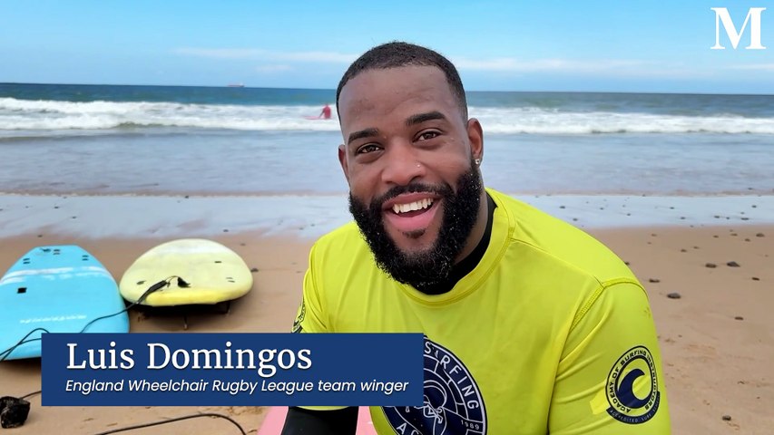 English Rugby League Wheelchair Team learn to surf at North Beach ...