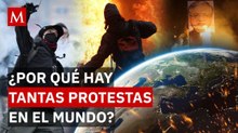 ¿Promesas rotas? El descontento que está llevando a miles a protestar en el mundo