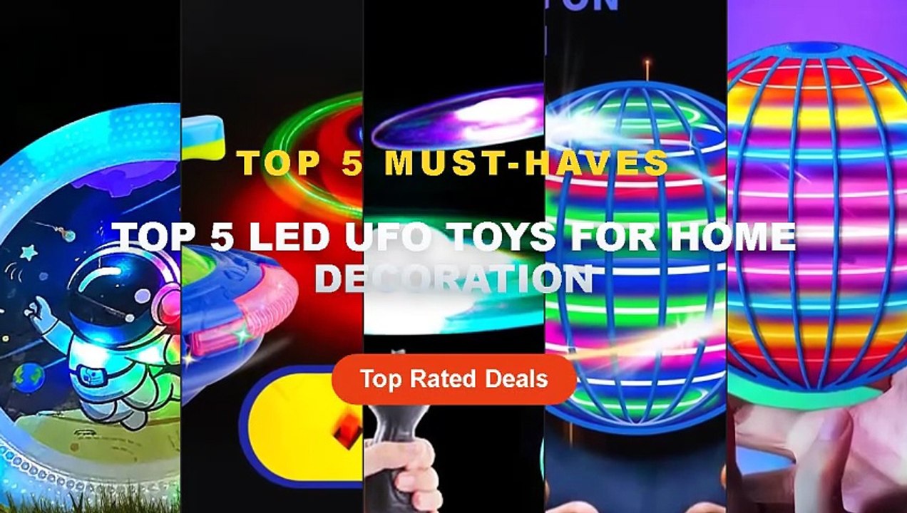 Best Top 5 LED UFO Toys For Home Decoration on AliExpress | Review ...