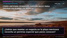 Cómo obtener permisos comerciales para operar en playas de México